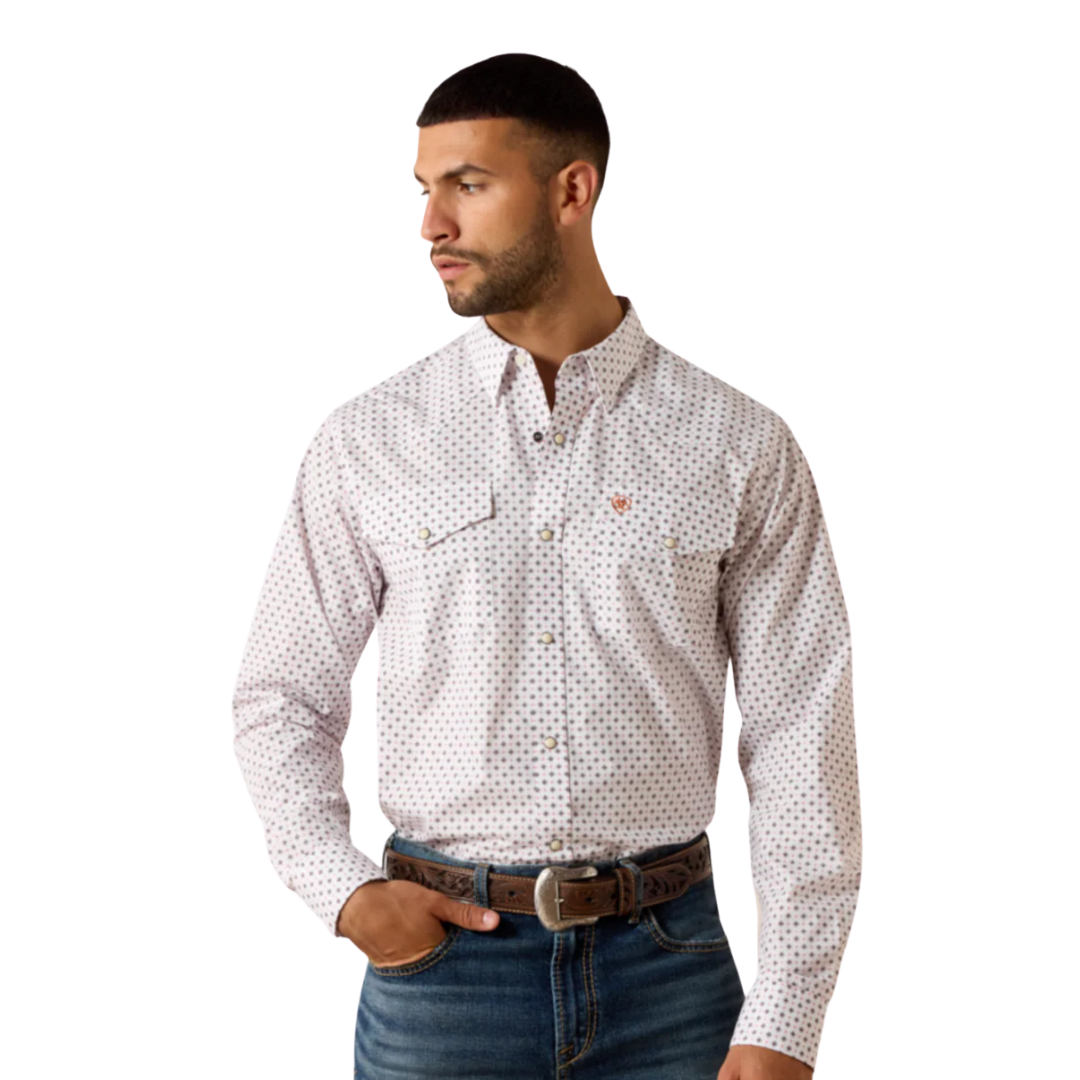 Ariat Men's Tony Fitted Snap Multicolor Shirt