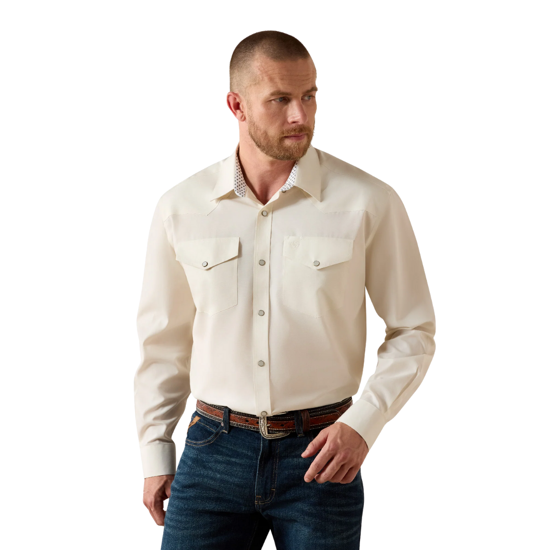 Ariat Men's Wrinkle Free Anthony White Shirt