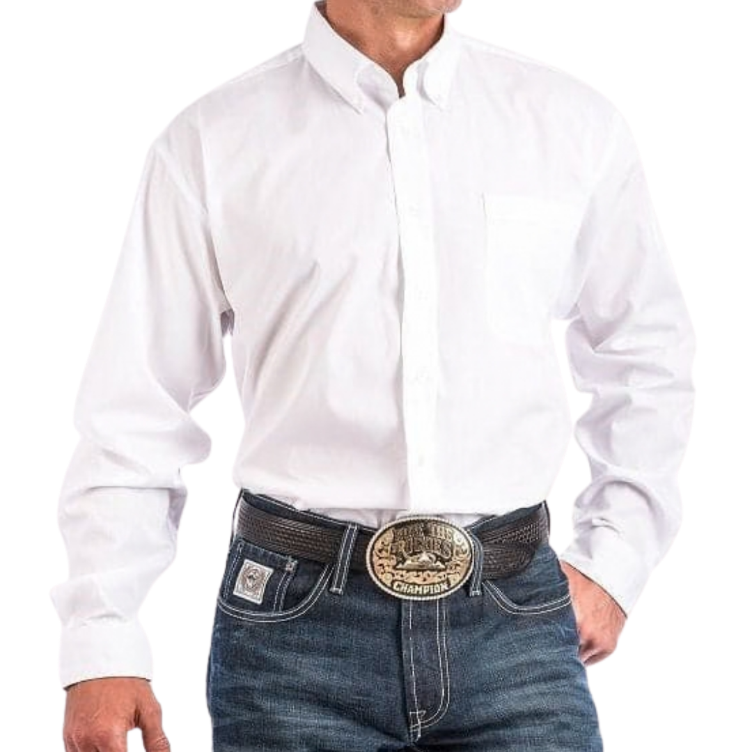 Cinch Men's 3xl Solid White Shirt