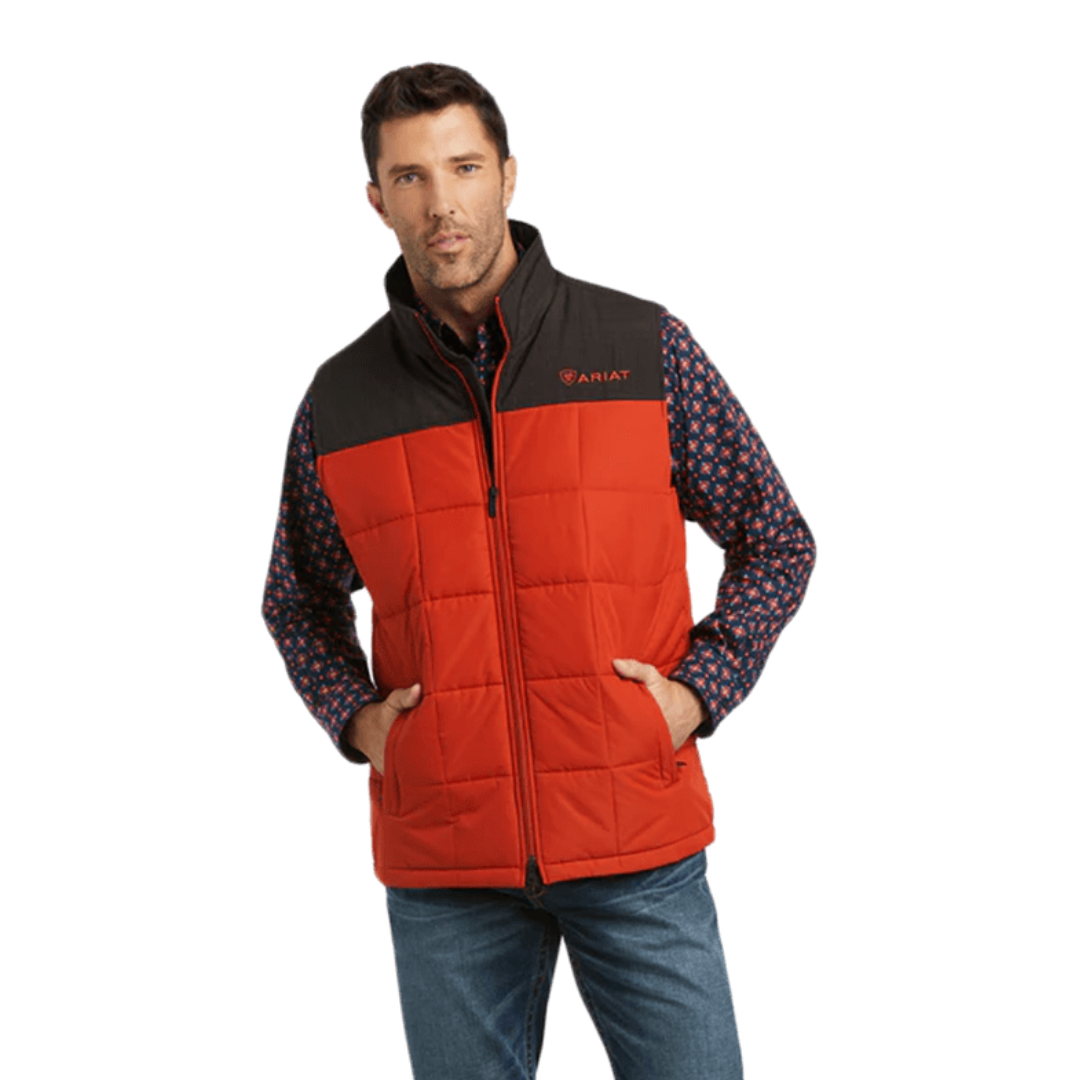 Ariat Men's Crius Concealed Carry Rooibos Multicolor Vest