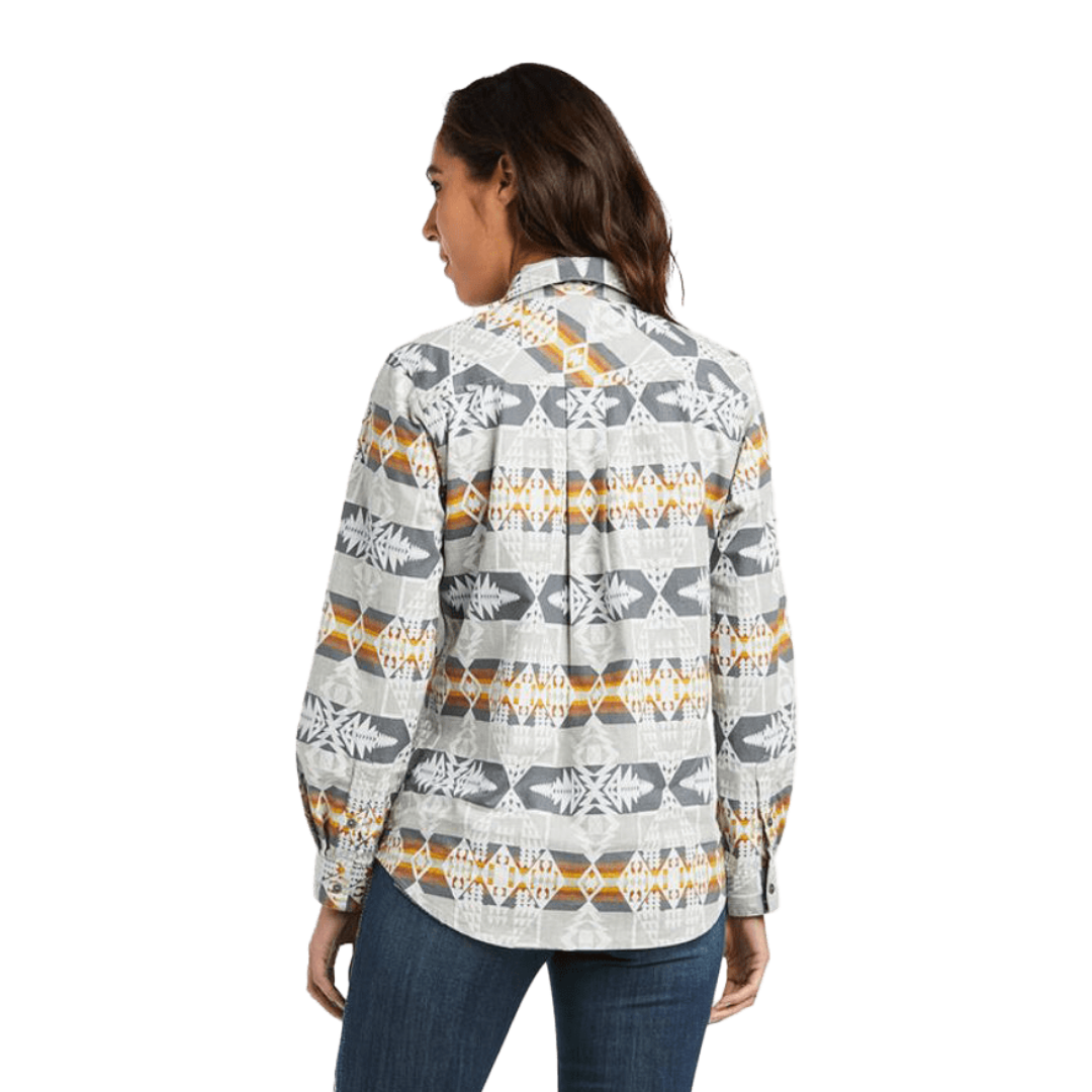 Ariat Women's Pendleton Billie Jean Arrowhead Grey Shirt