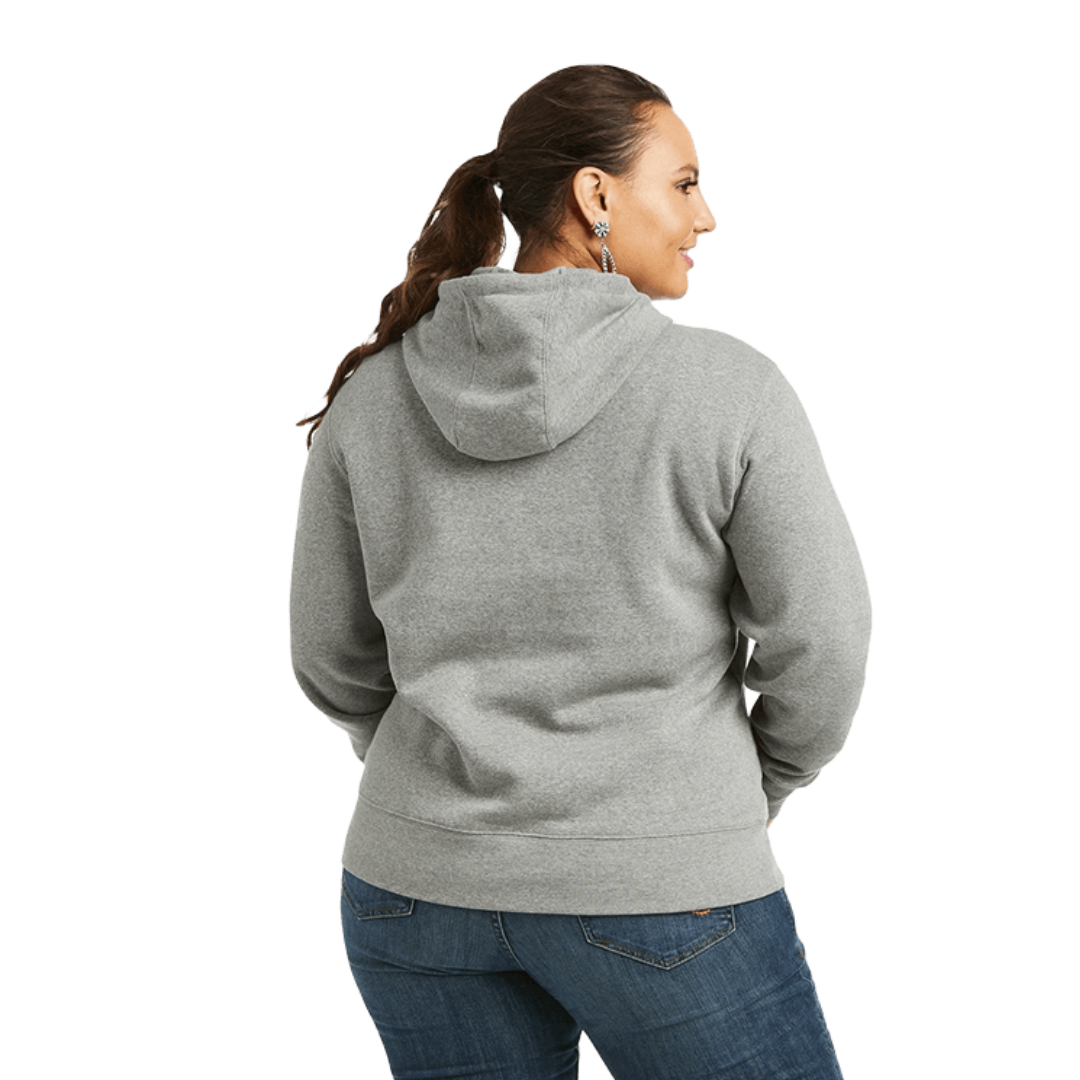 Ariat Women's Graphic Logo Grey Hoodie