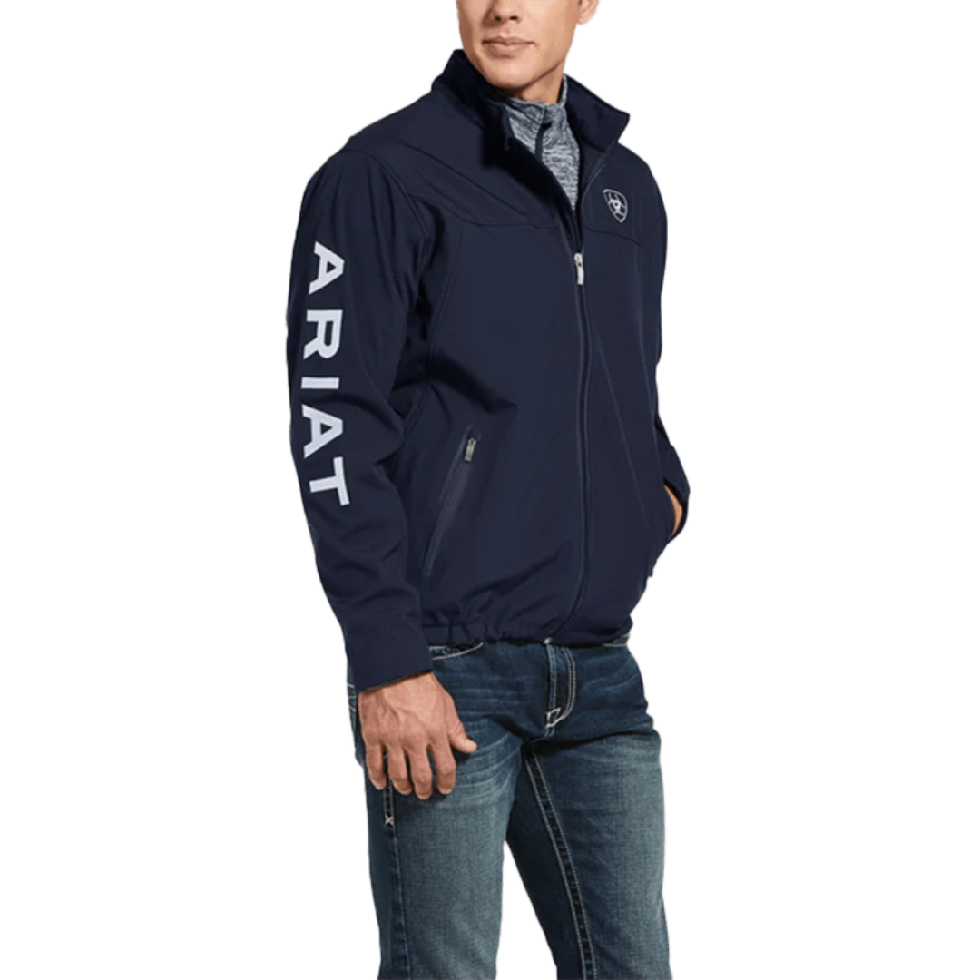 Ariat Men's New Team Softshell Navy Blue Jacket