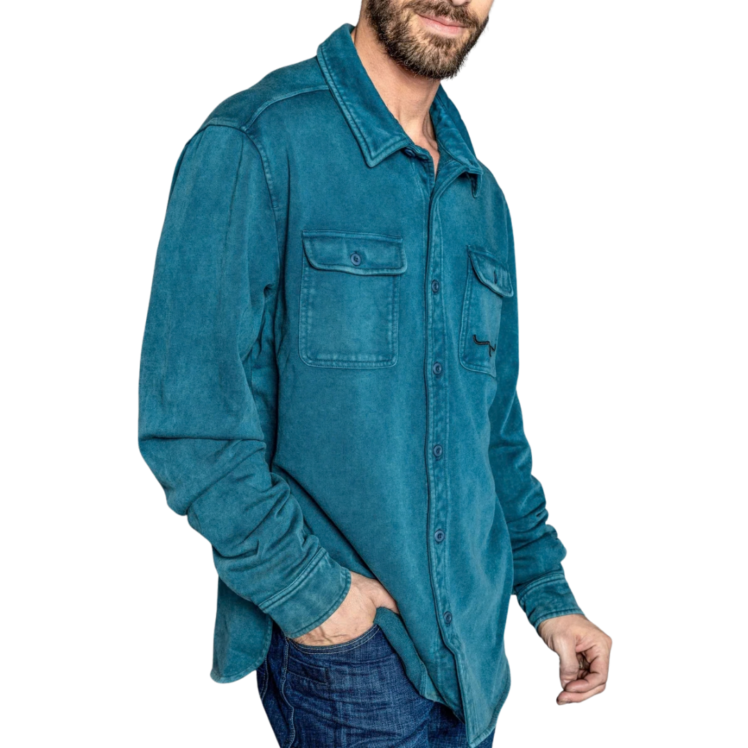 Kimes Ranch Men's Ft Work Navy Shirt