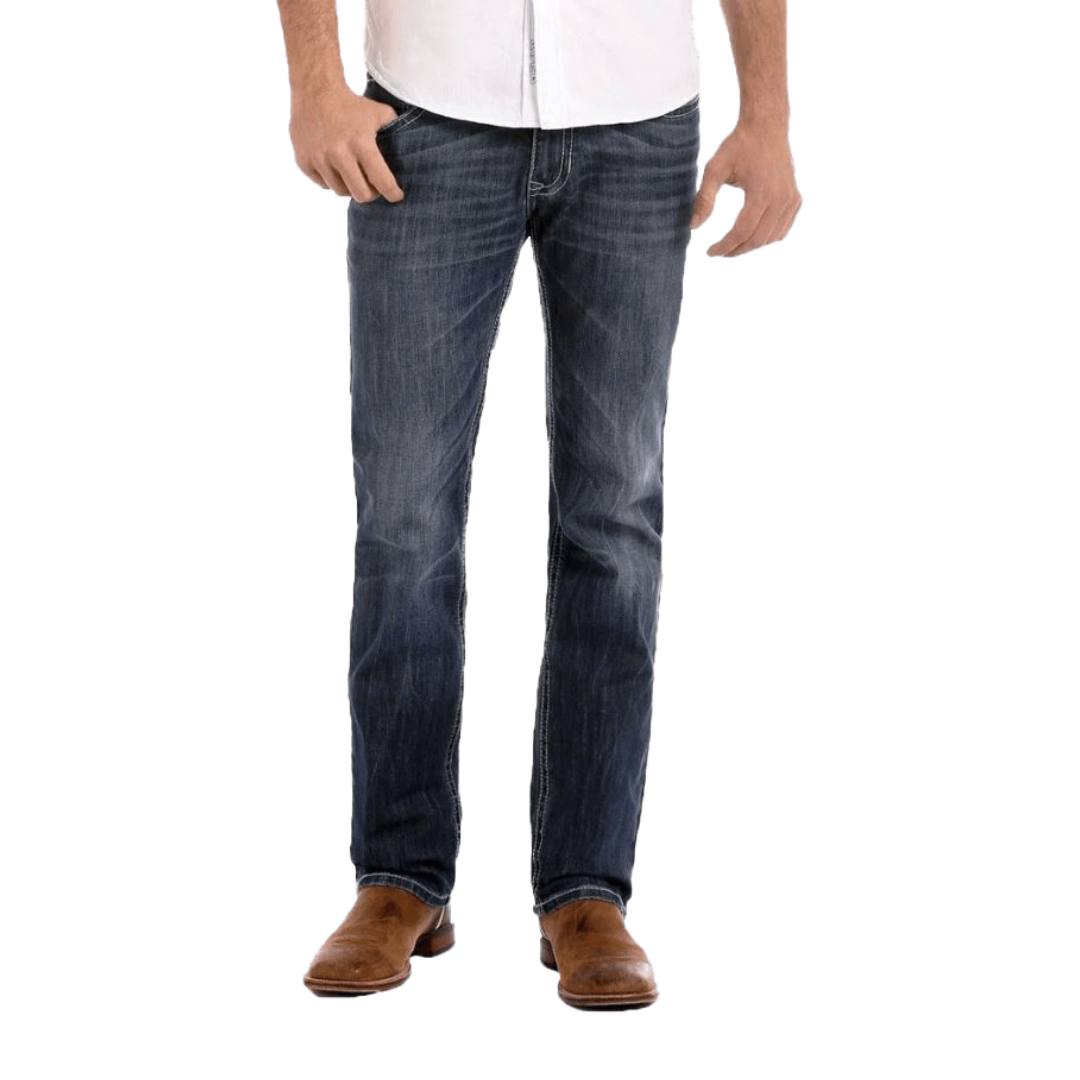 Panhandle Men's Revolver ReFlex Fit Straight Blue Jeans