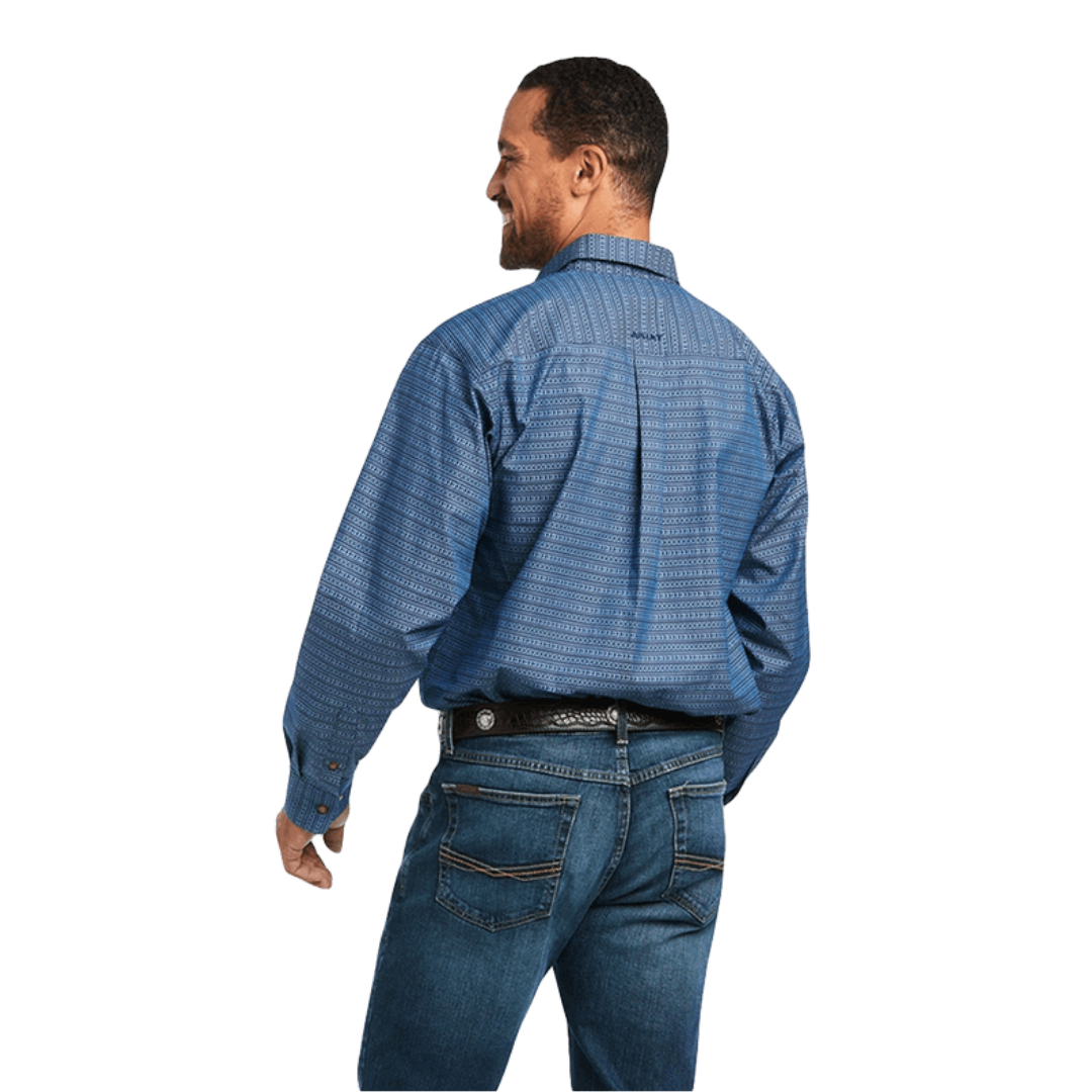 Ariat Men's Desmond Classic Deep Pacific Blue Shirt