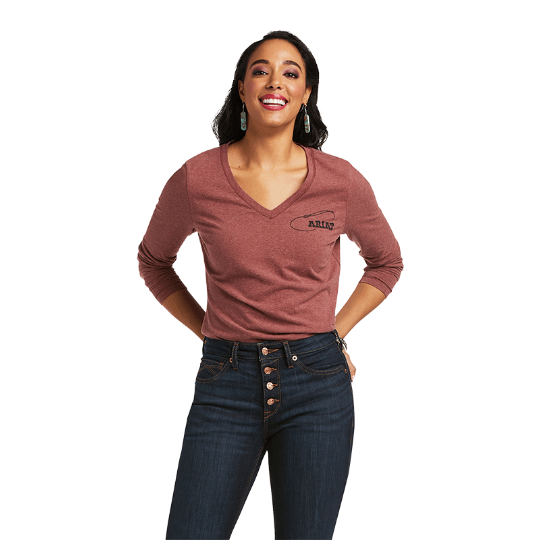 Ariat Women's Good Lookin Top Red Shirt