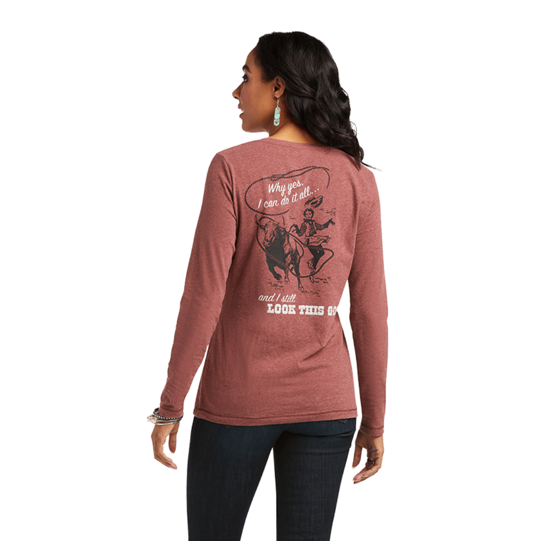 Ariat Women's Good Lookin Top Red Shirt