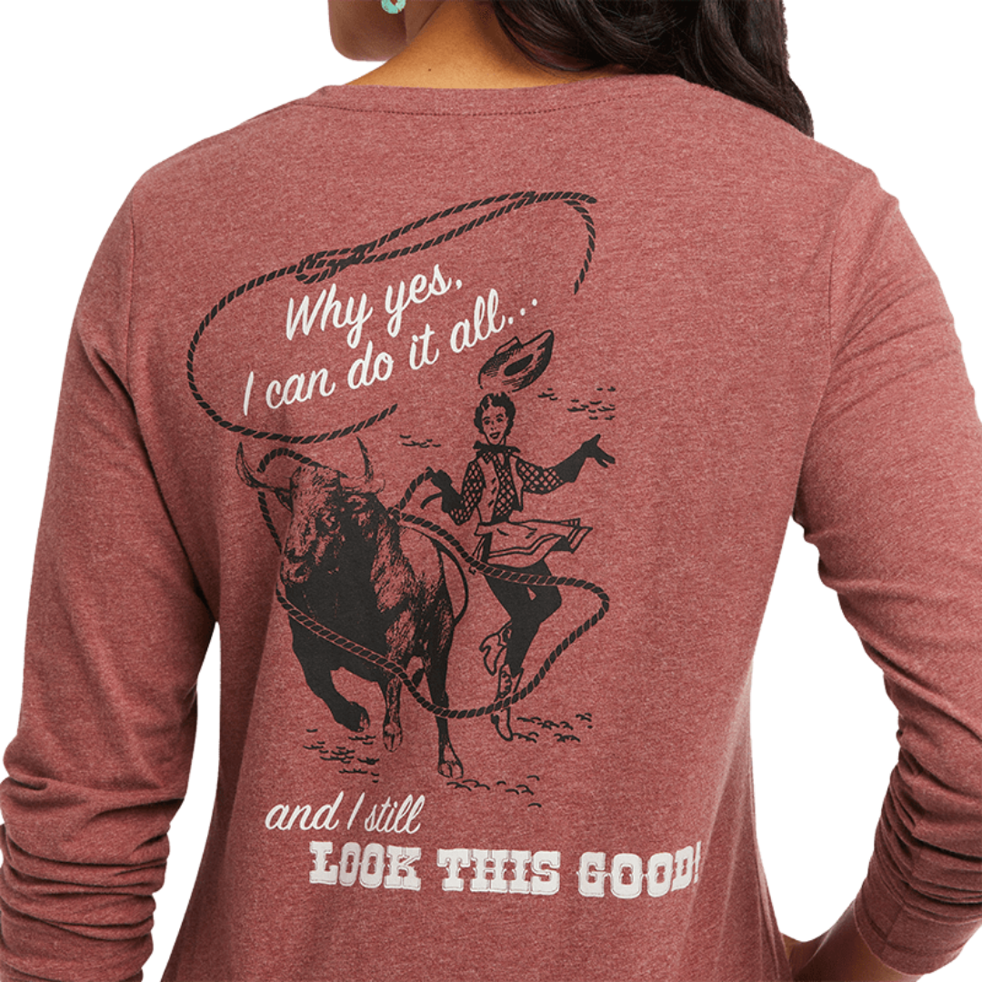 Ariat Women's Good Lookin Top Red Shirt