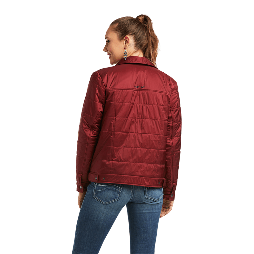 Ariat Women's Puffer Trucker Red Jacket