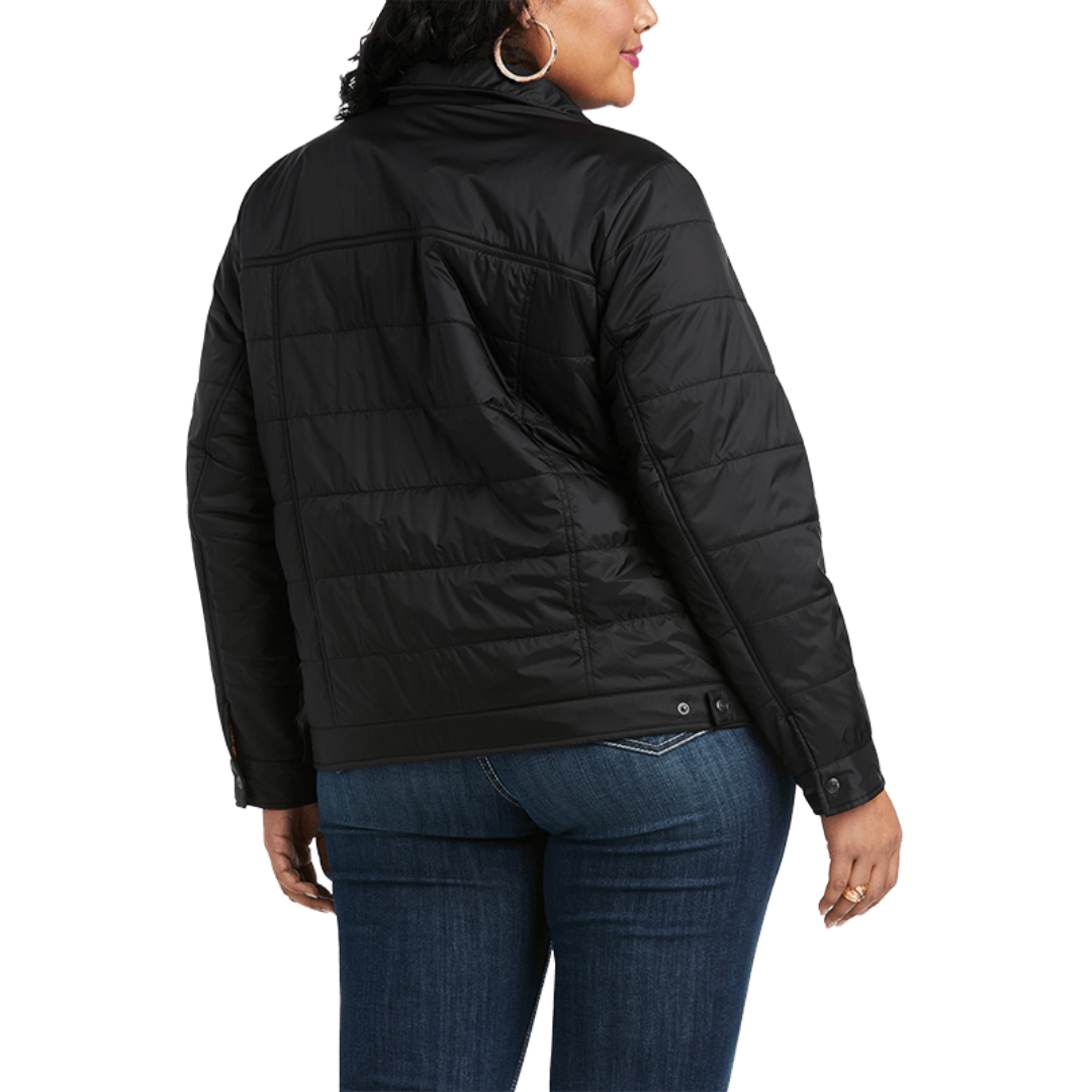Ariat Women's Puffer Trucker Insulated Black Jacket