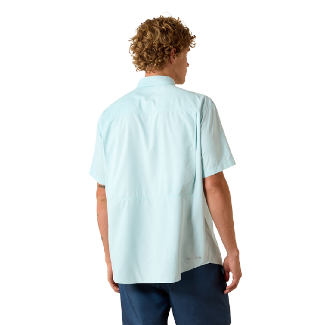 Ariat Men's Outbound Glow Performance Blue Shirt