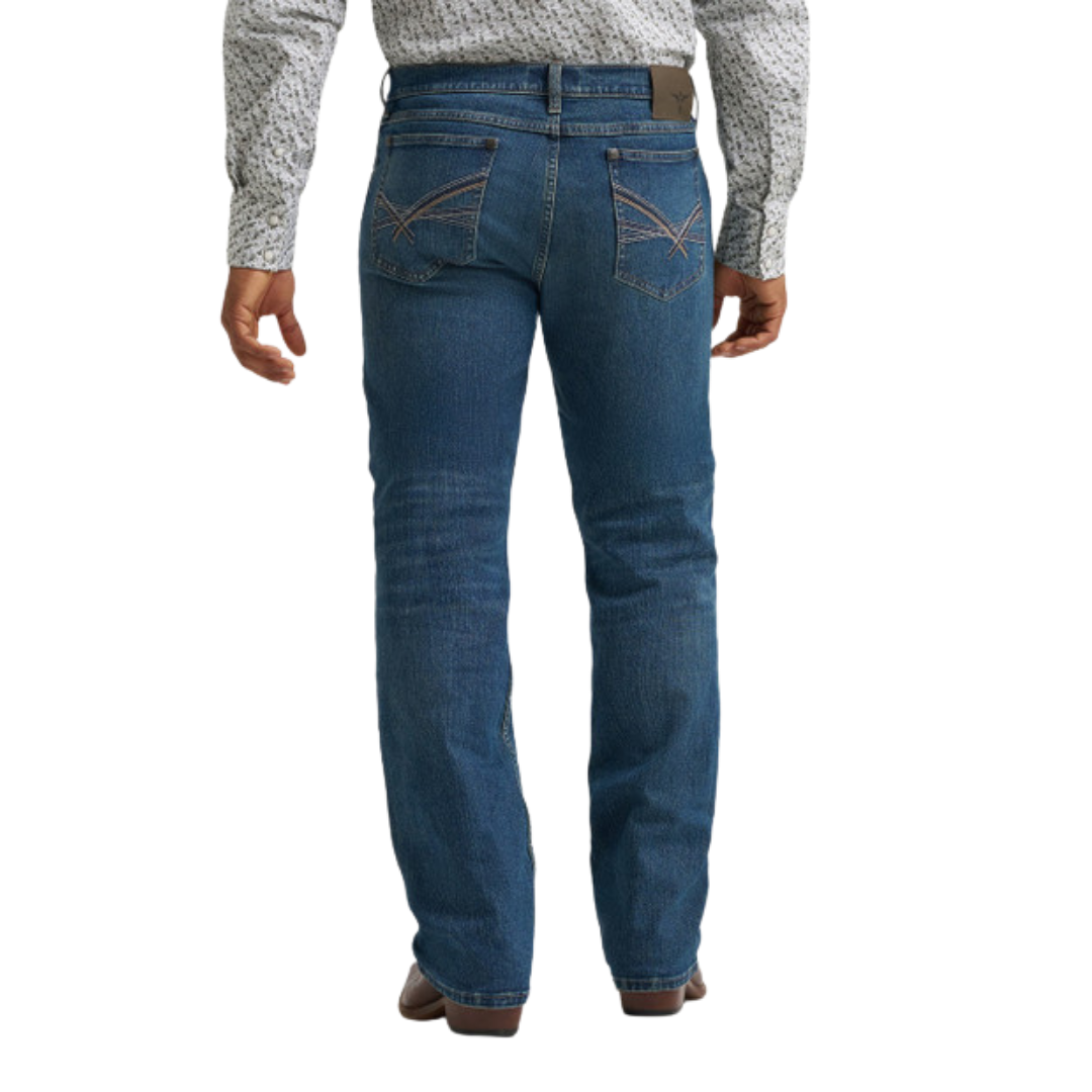 Wrangler Men's 20X Vintage Boot Wagoner Blue Jeans