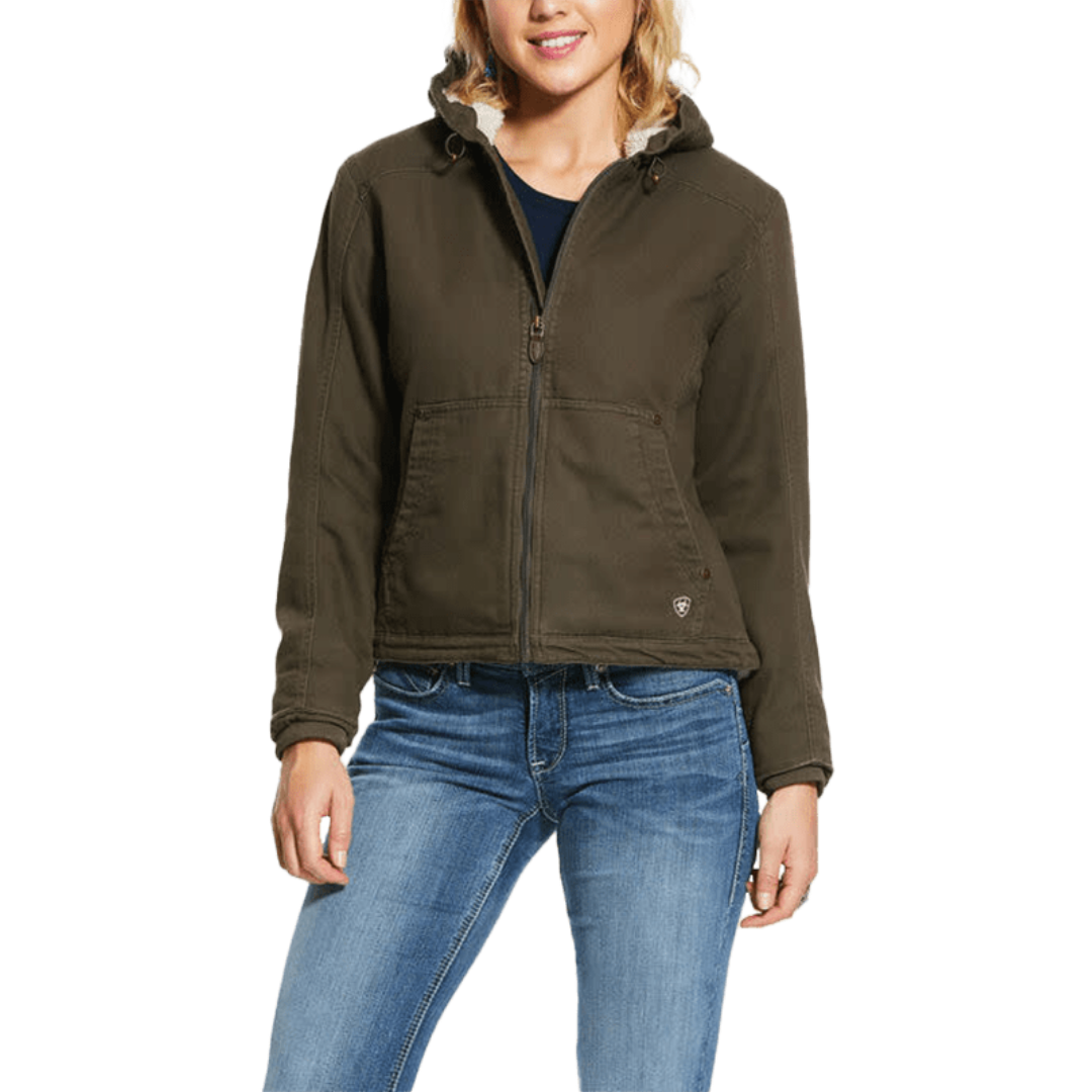 Ariat Women's Outerwear Real Insulated Outlaw Brown Jacket