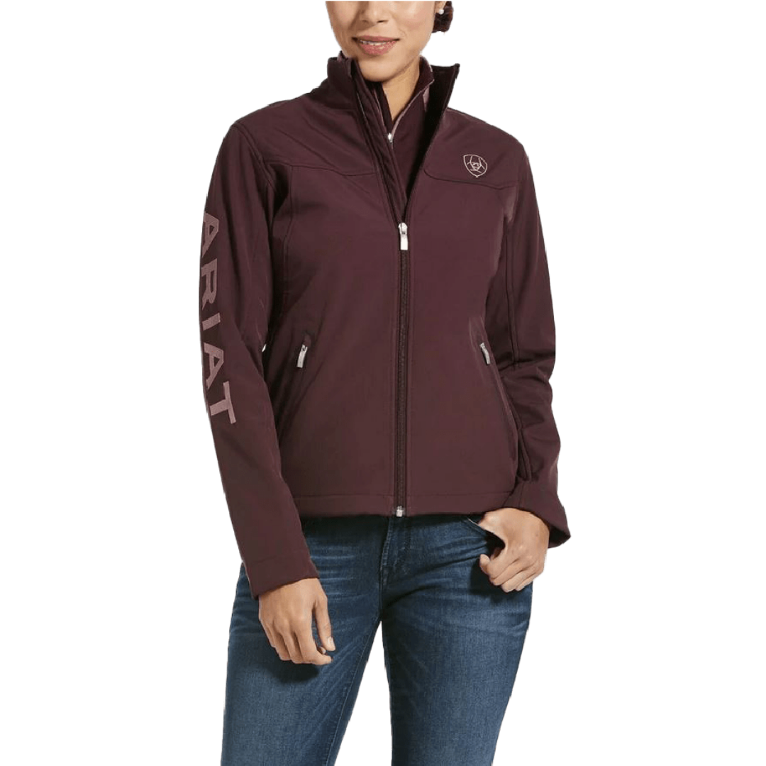 Ariat Women's New Team Softshell Winetasting Purple Jacket