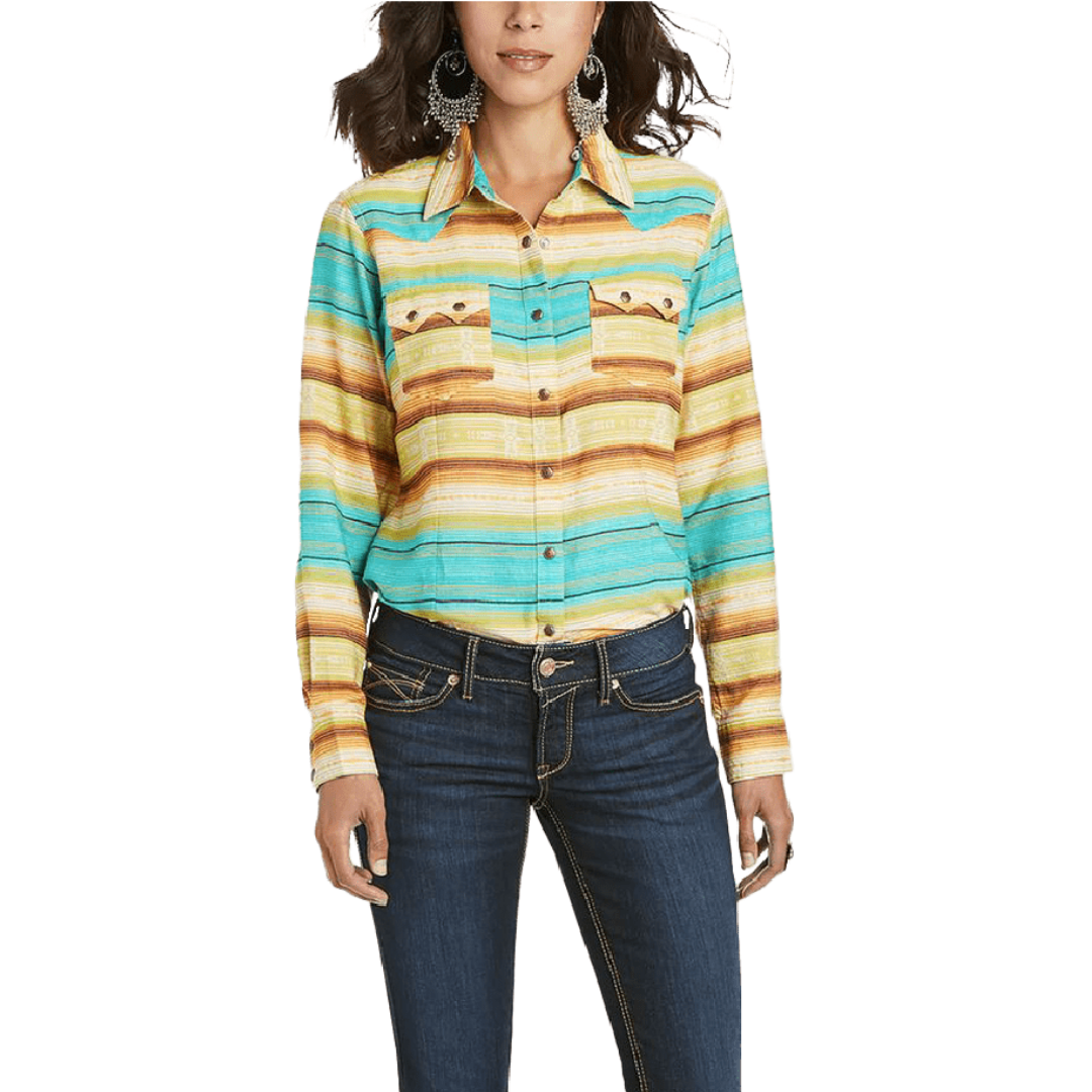 Ariat Women's Mesmerizing Serape Stripe Multicolor Shirt