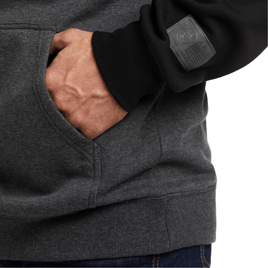 Ariat Men's Lifted Chenille Black Hoodie Sweatshirt