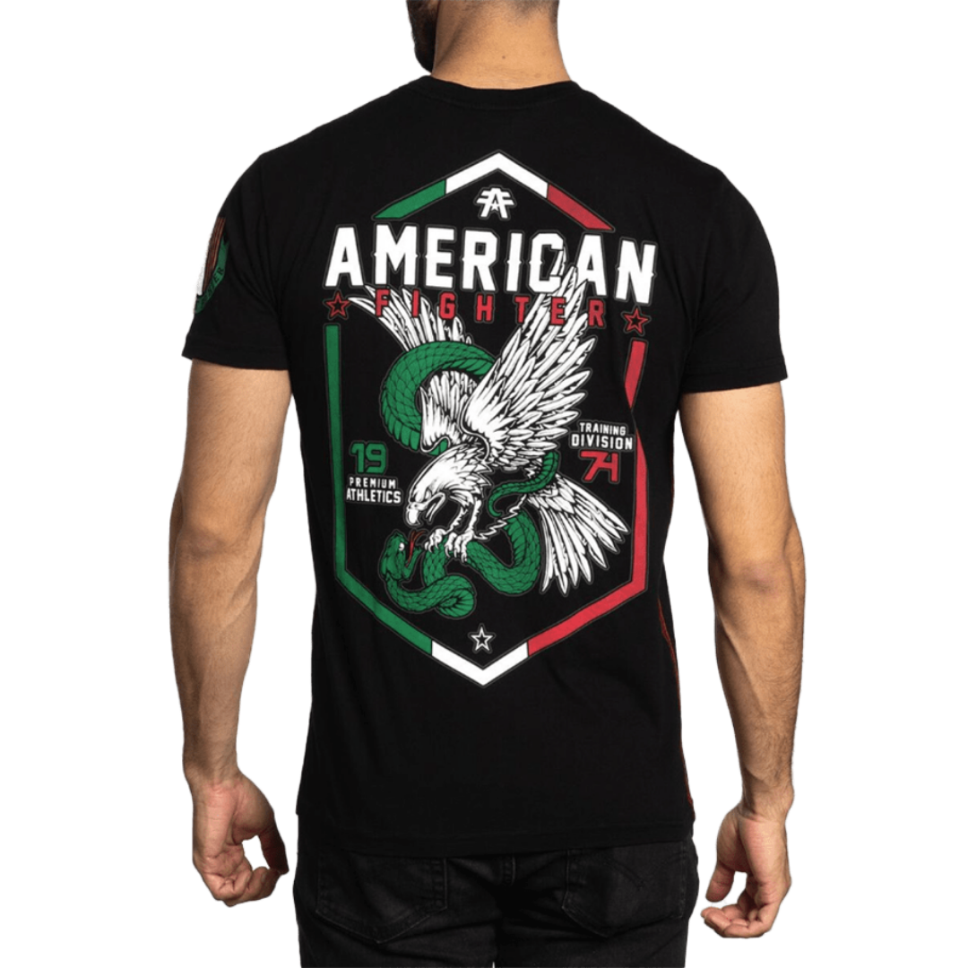 American Fighter Men's Laredo Crew Neck Black Tee Shirt