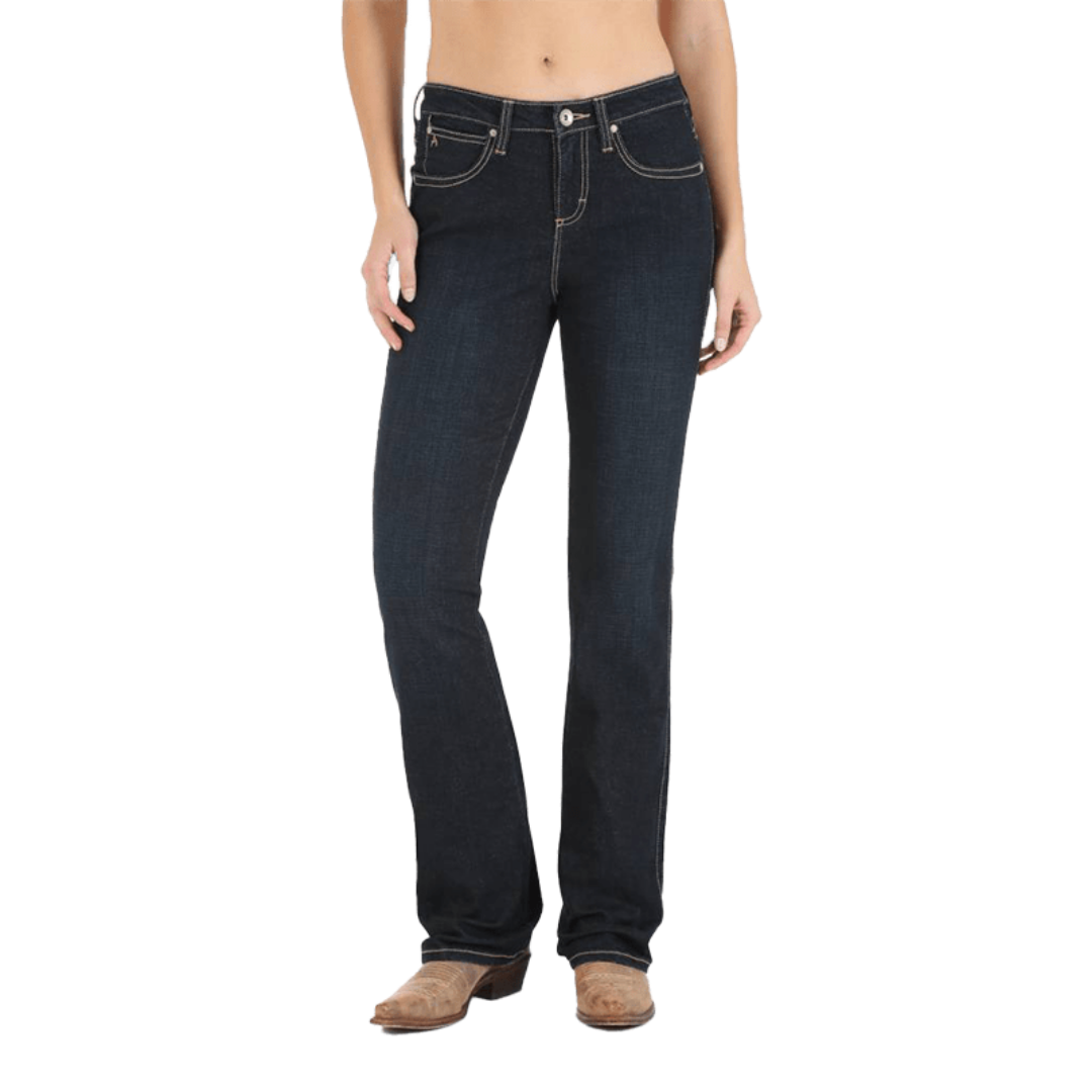 Wrangler Women's Aura Slimming Blue Jeans