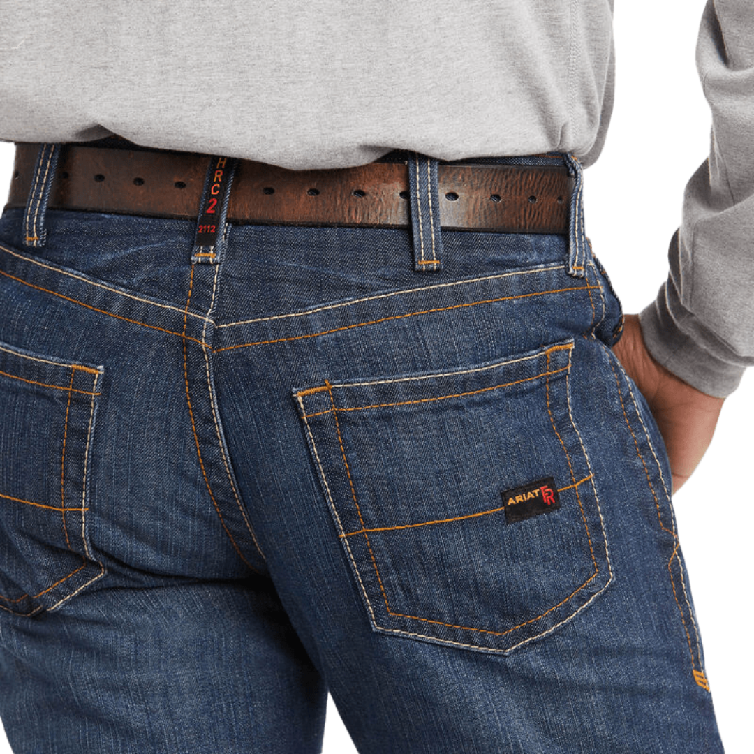 Ariat Men's M5 Straight Basic Stackable Straight Blue Jeans