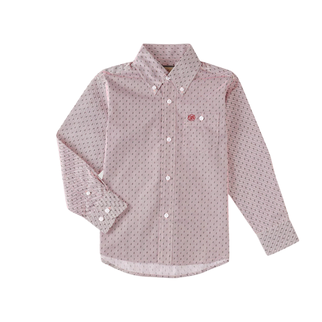 Wrangler Youth Boy's Antique Brick Red Shirt