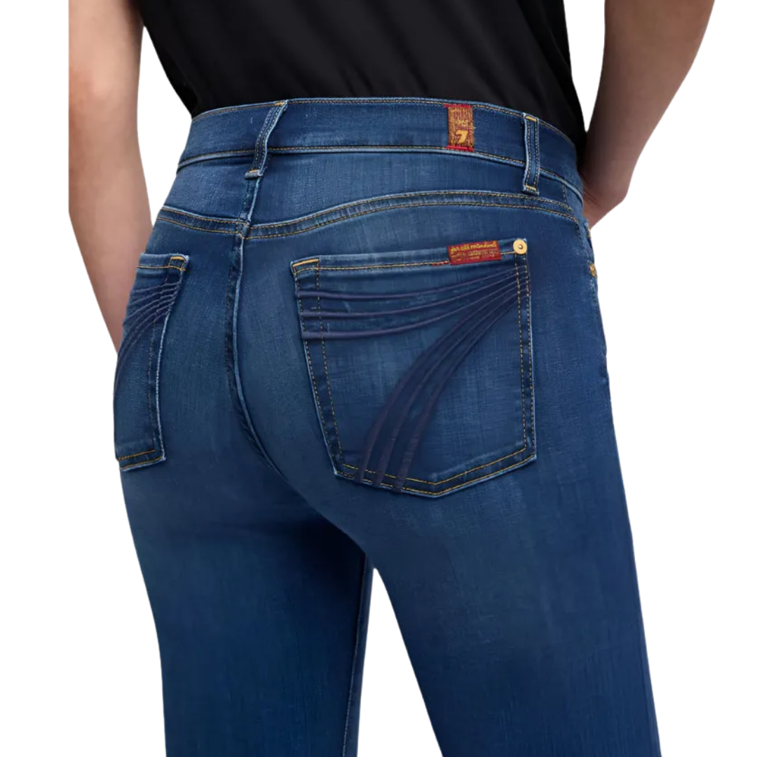 7 For Mankind Women's Dojo Denim Blue Jeans