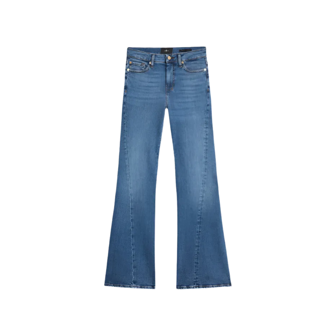 7 For Mankind Women's Seven Slim Illusion Dojo Blue Jeans