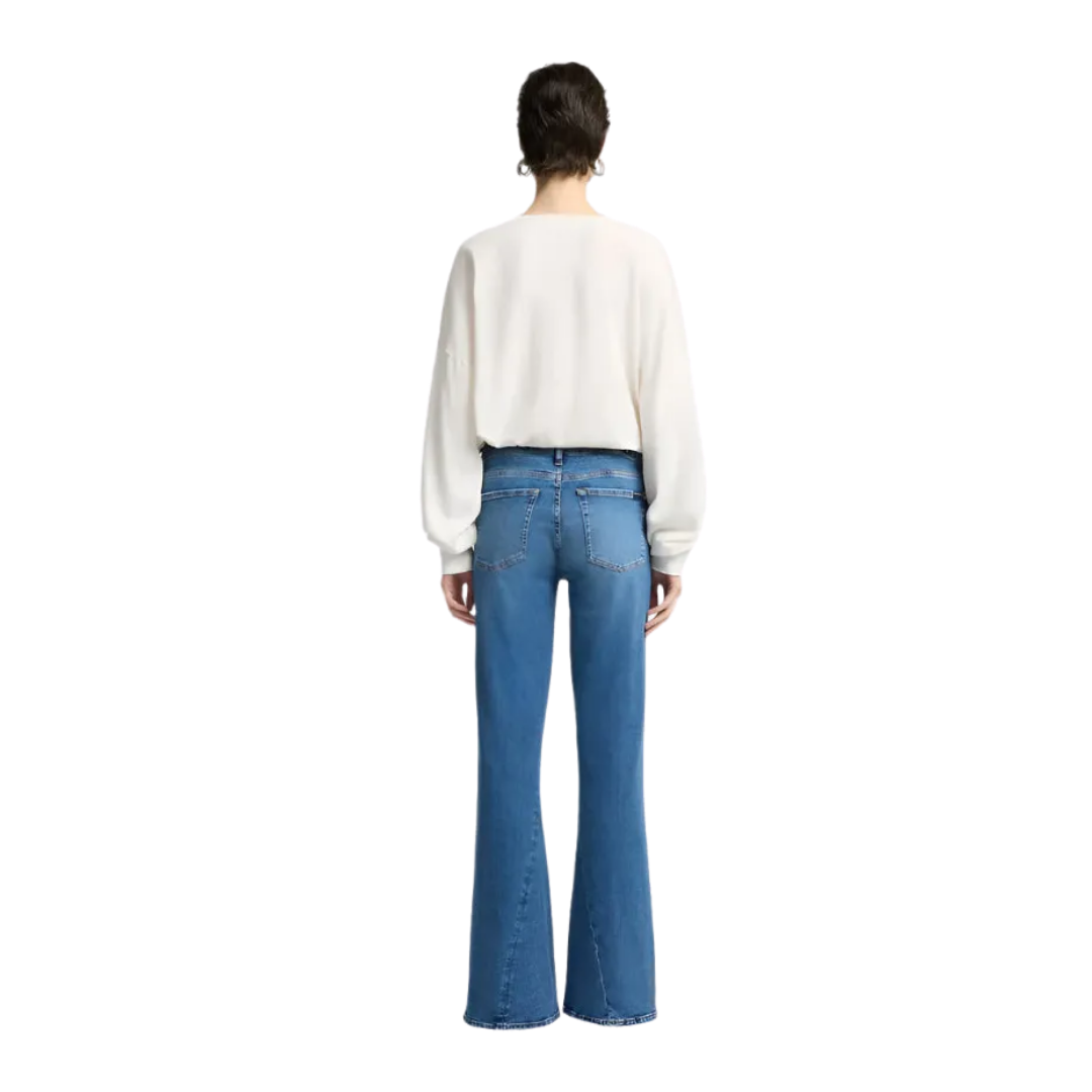 7 For Mankind Women's Seven Slim Illusion Dojo Blue Jeans