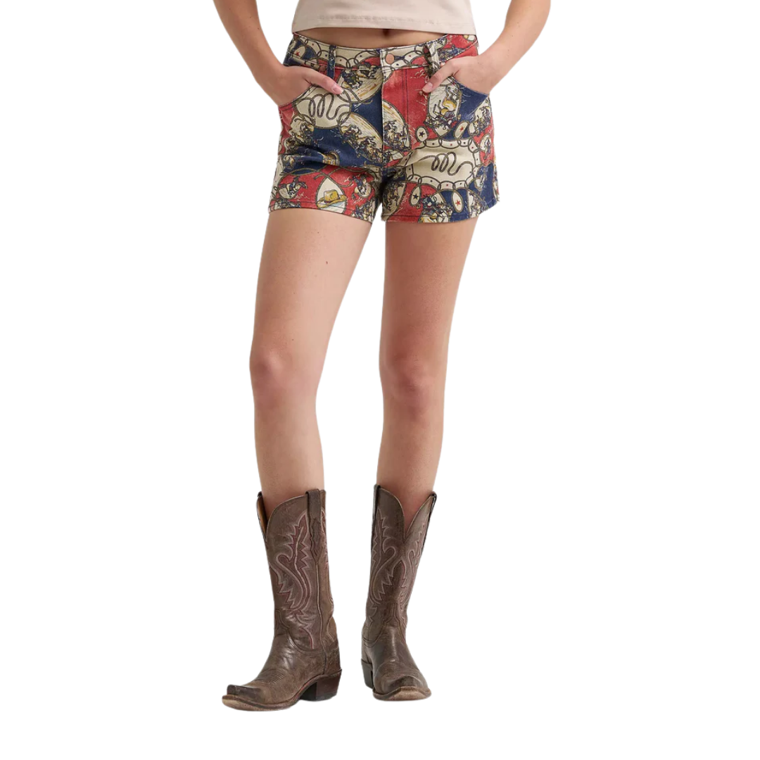 Wrangler Women's Cowboy Red Short
