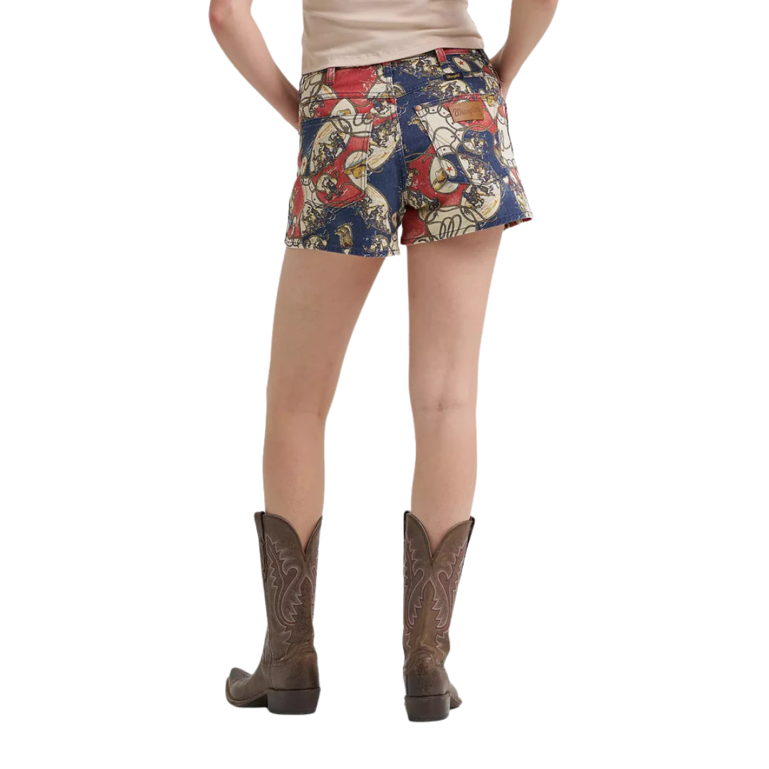 Wrangler Women's Cowboy Red Short