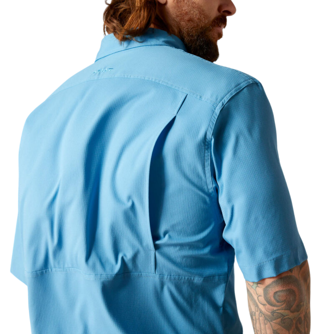 Ariat Men's Cendre Classic Fit Blue Shirt