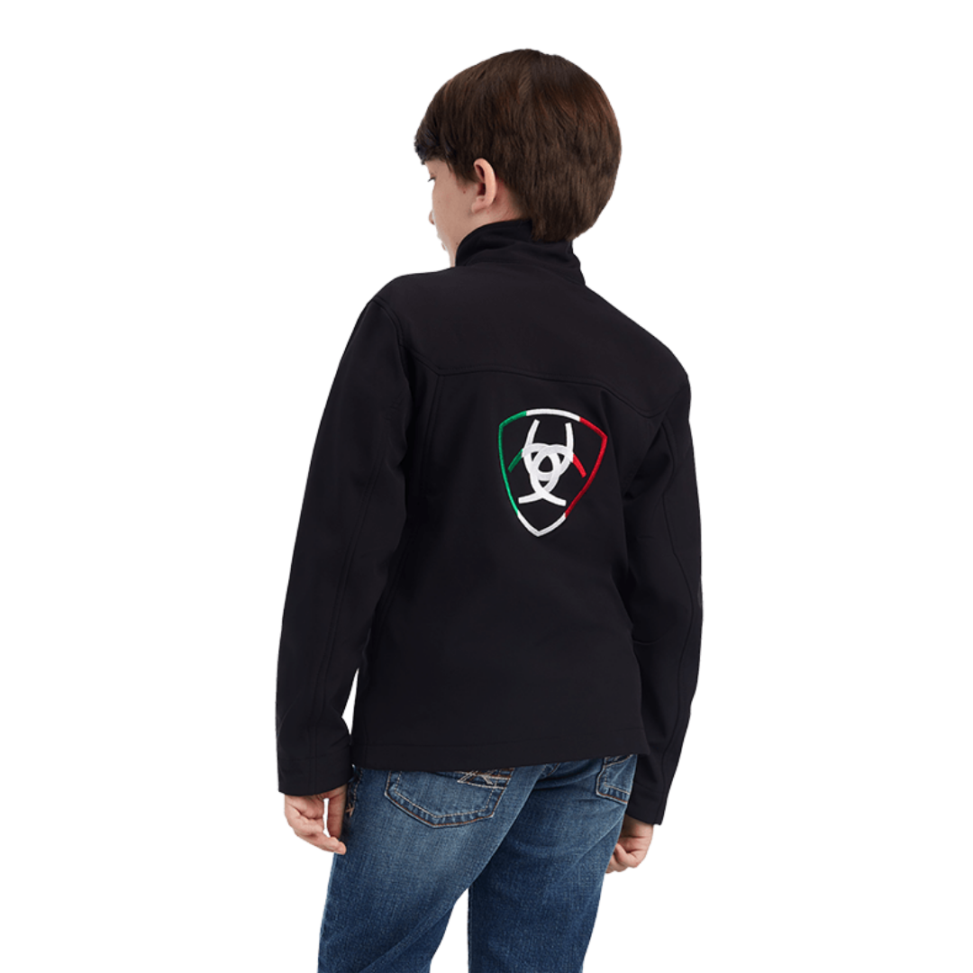 Ariat Youth Boy's Mexican Team Logo Black Jacket