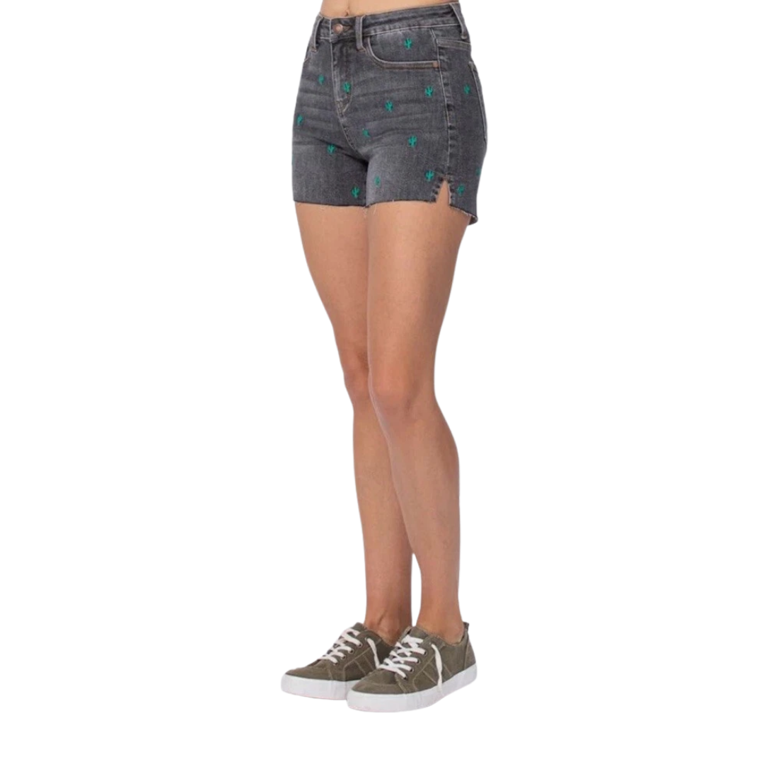Judy Blue Women's Blanche Dark Wash Blue Shorts