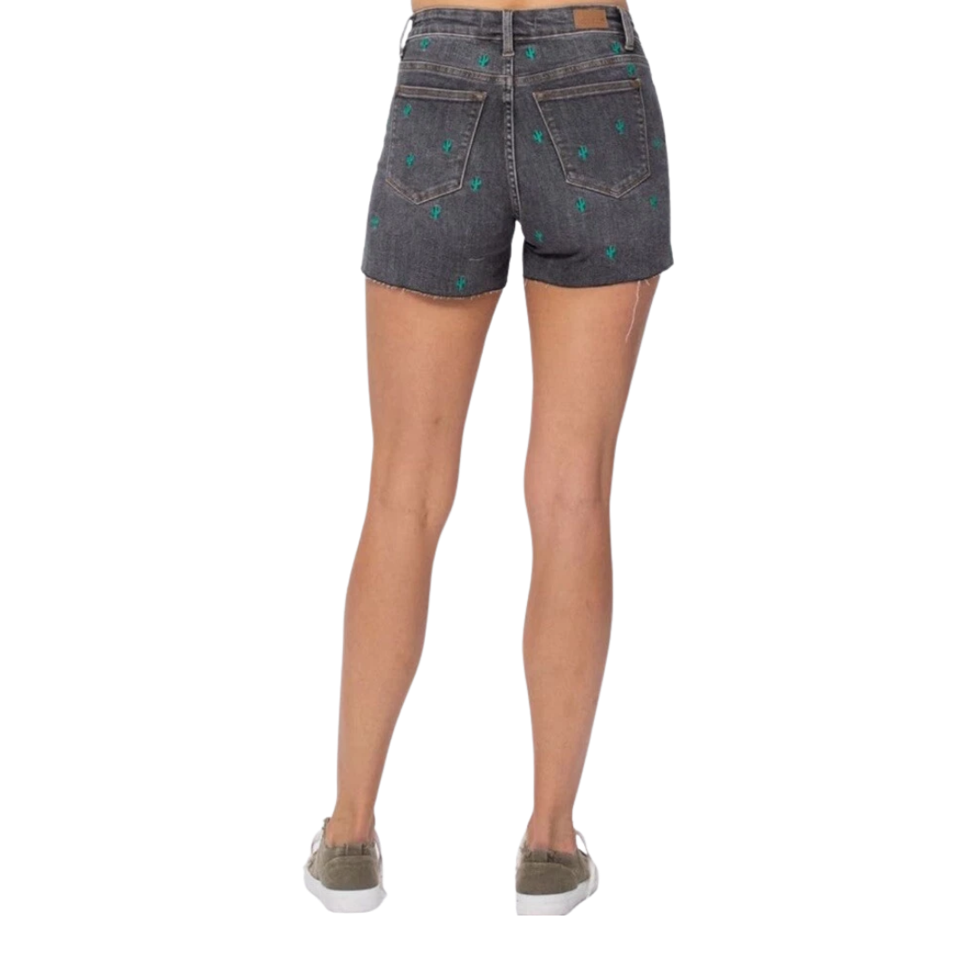 Judy Blue Women's Blanche Dark Wash Blue Shorts