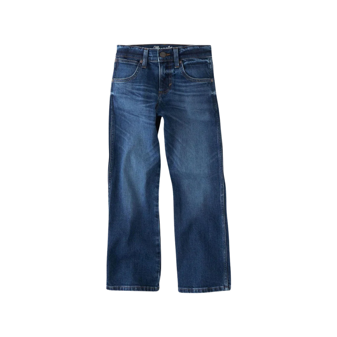 Wrangler Youth Boy's Retro Relaxed Boot Blue Jeans