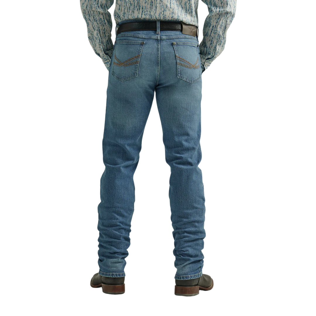 Wrangler Men's No 44 Slim Fit Straight Blue Jeans