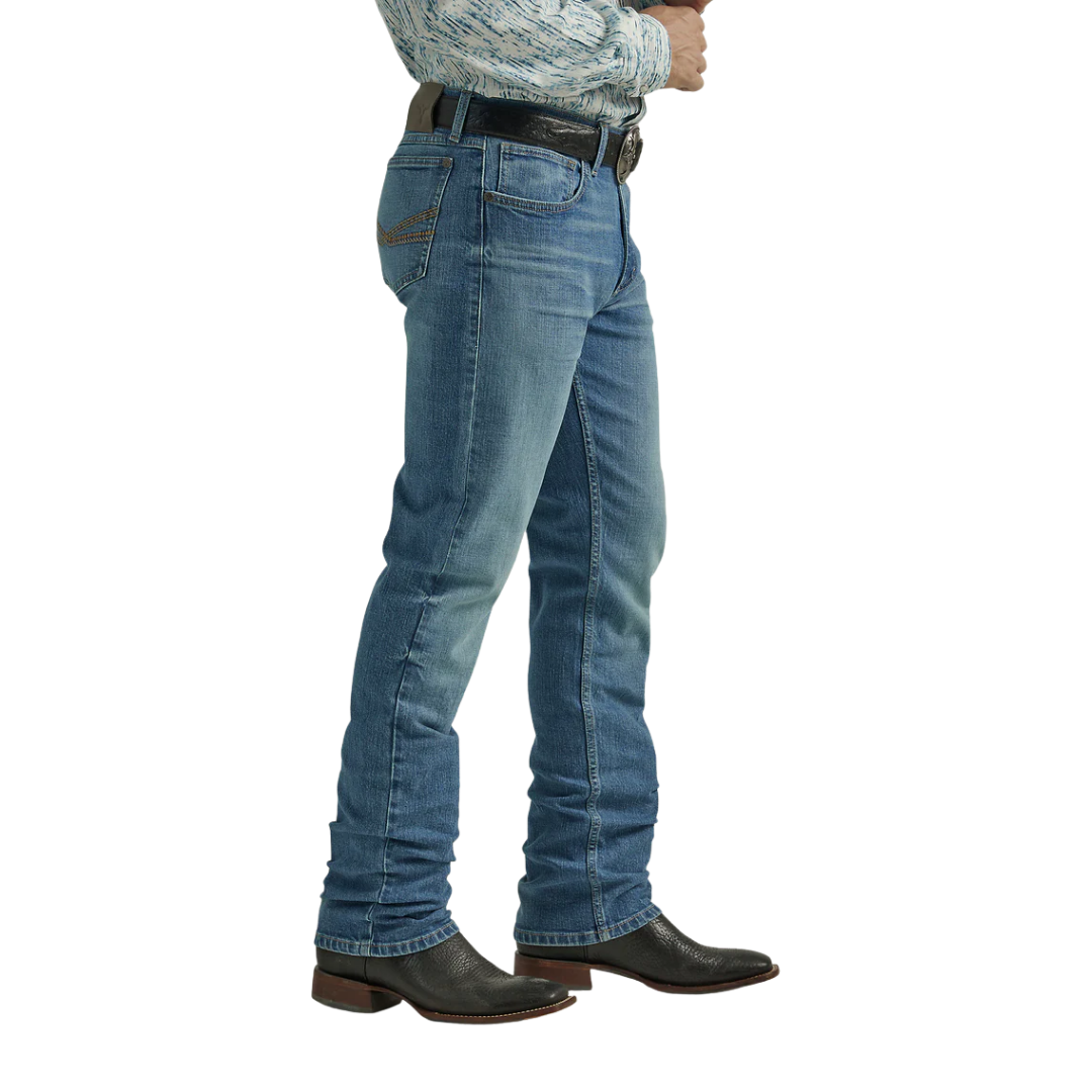Wrangler Men's No 44 Slim Fit Straight Blue Jeans