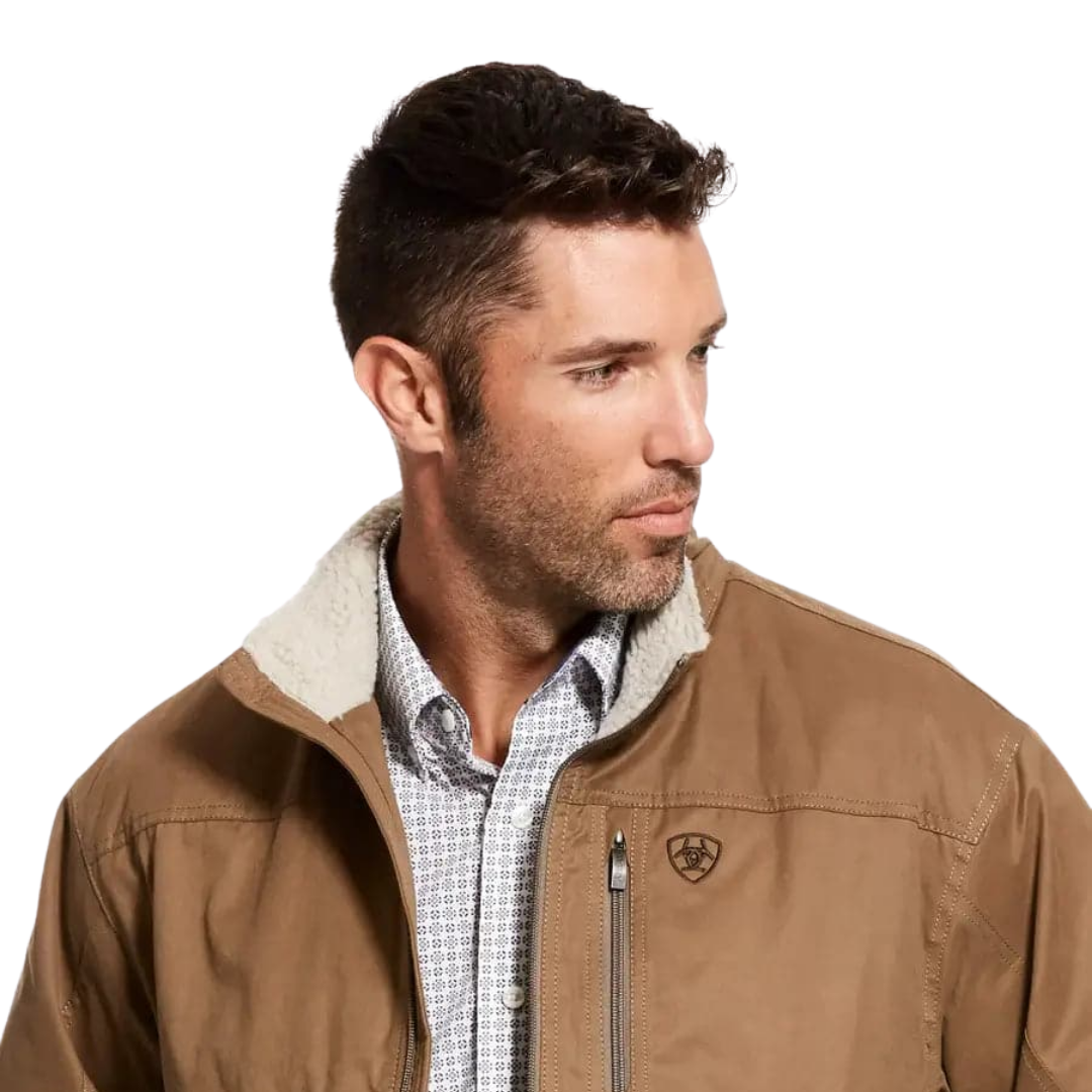 Ariat Men's Cub Grizzly Canvas Brown Jacket