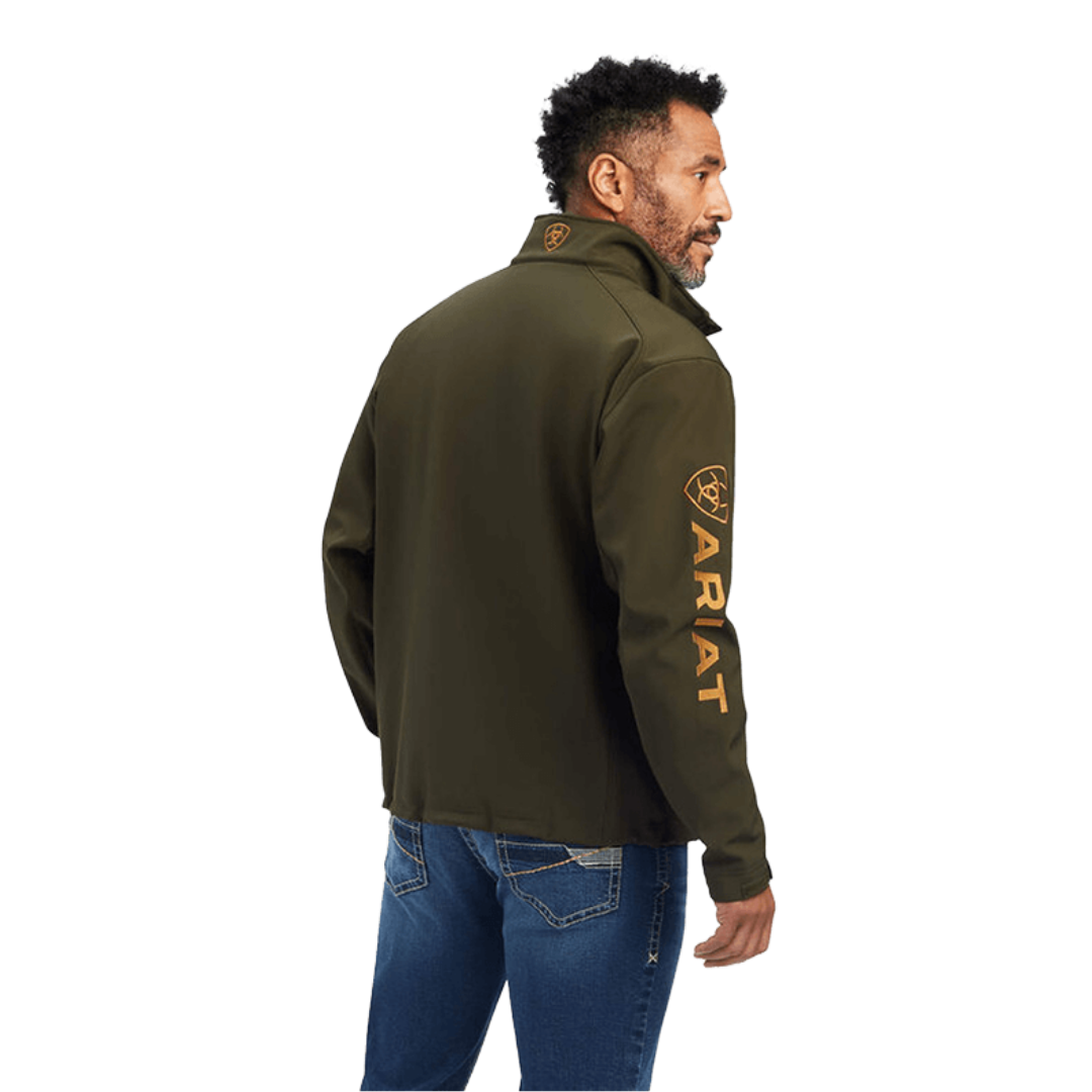 Ariat Men's Logo 2.0 Brine Softshell Olive Jacket