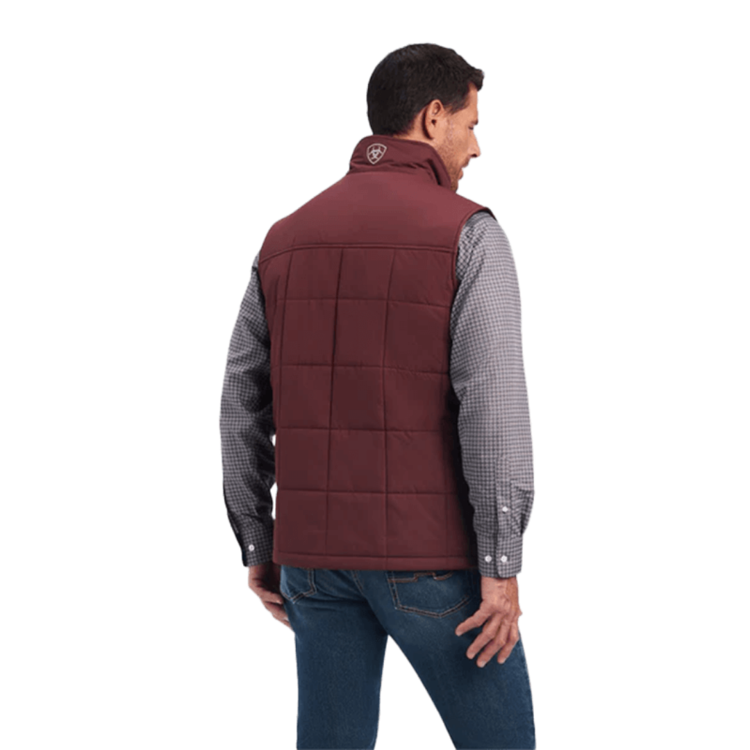 Ariat Men's Mahogany Crius Insulated Red Vest