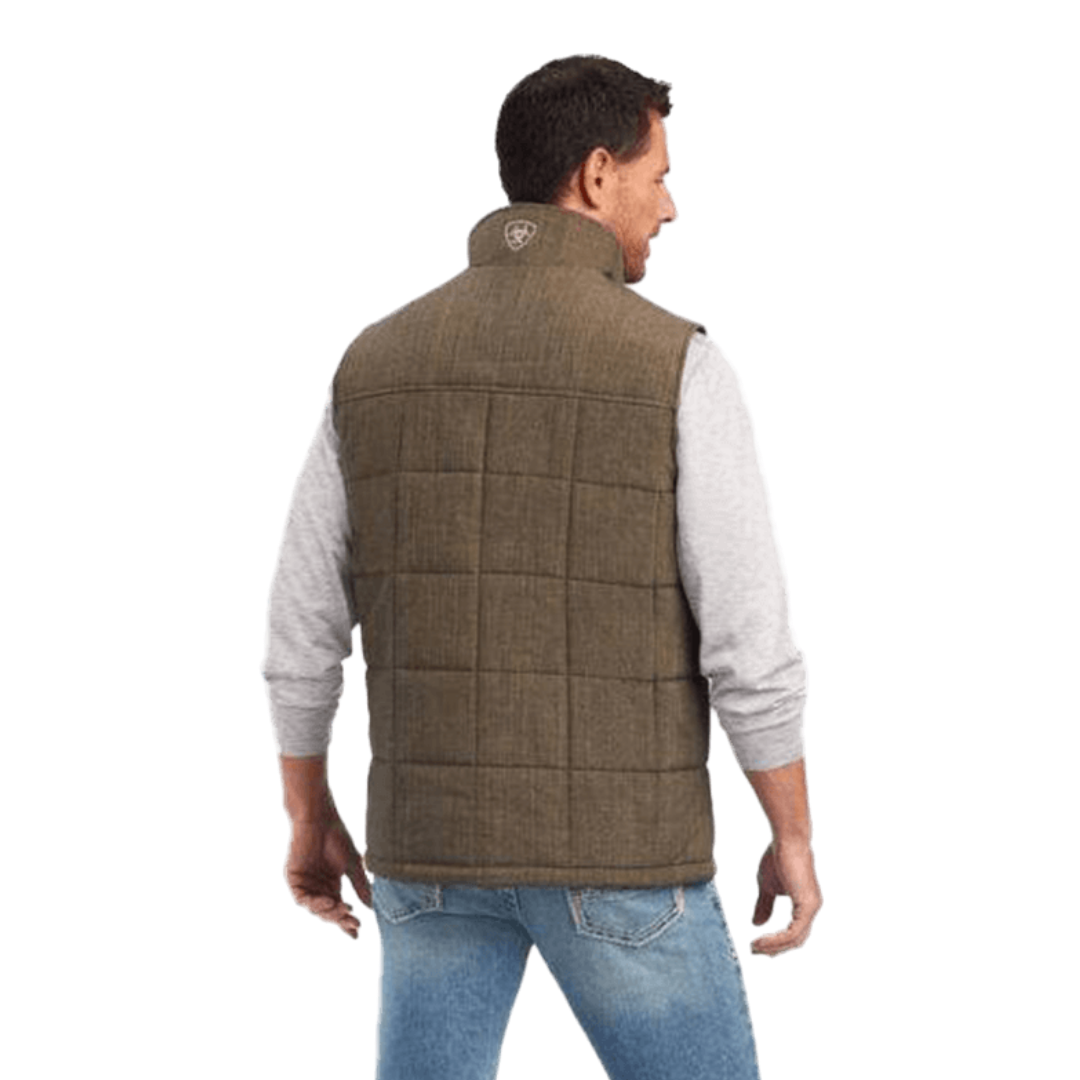 Ariat Men's Crius Insulated Crocodile Light Brown Vest