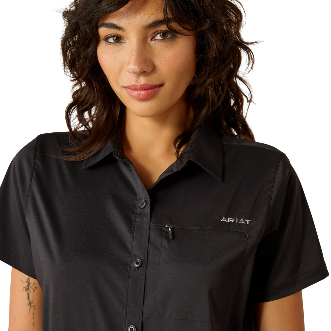 Ariat Women's VentTEK Stretch Black Shirt