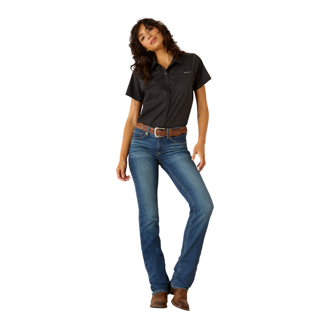 Ariat Women's VentTEK Stretch Black Shirt