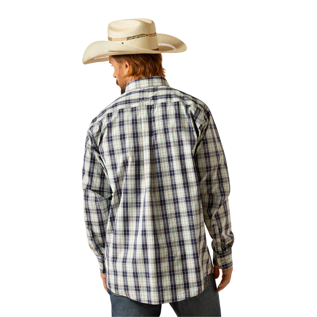 Ariat Men's Pro Series Curtis Classic Fit Blue Shirt
