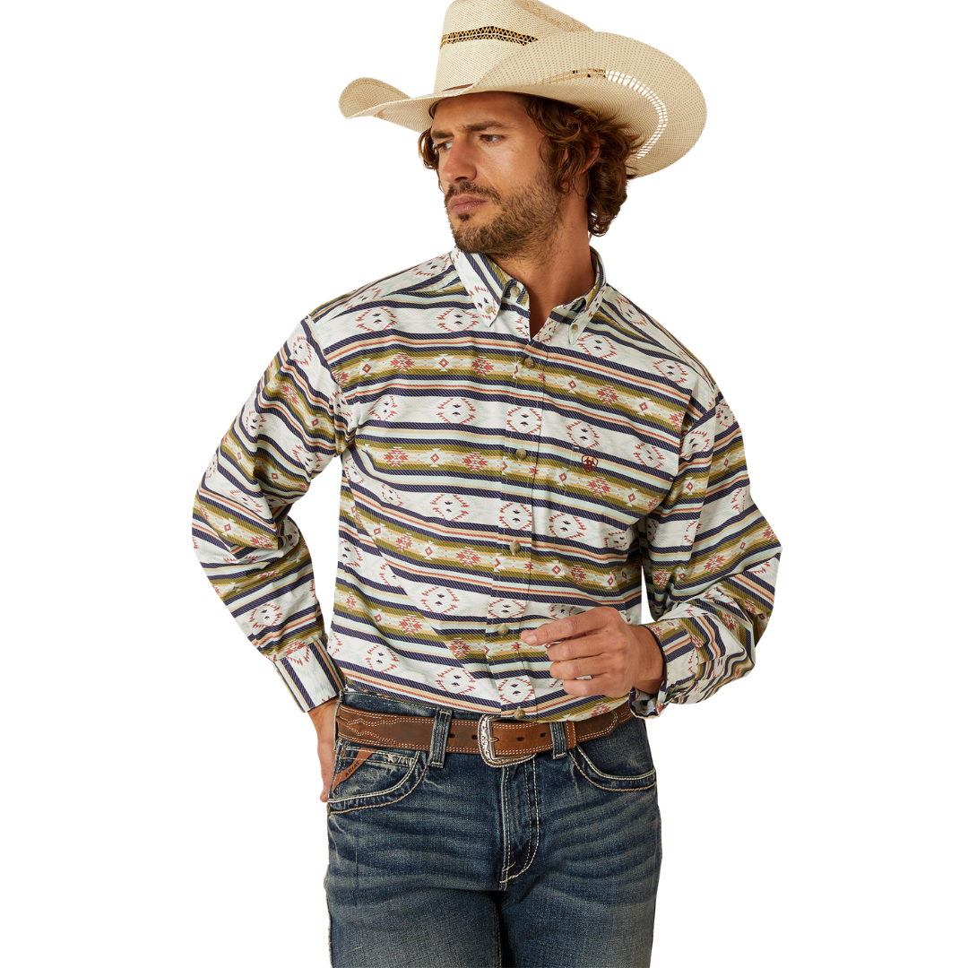 Ariat Men's Calder Classic Fit Multicolor Shirt