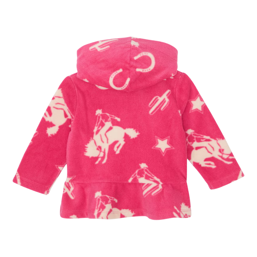 Wrangler Infants Girl's Fleece Pink Hoodie