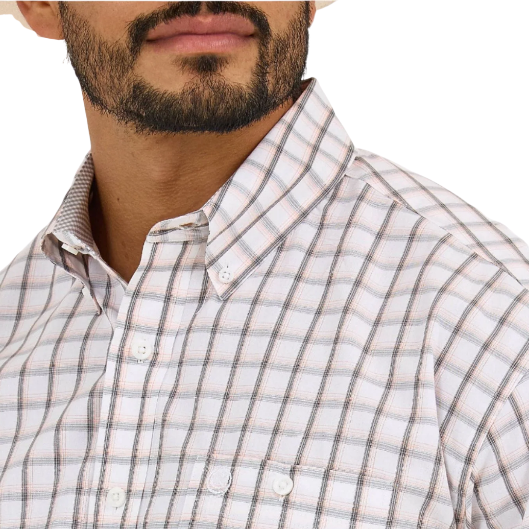 Wrangler Men's George Sunrise Plaid Shirt