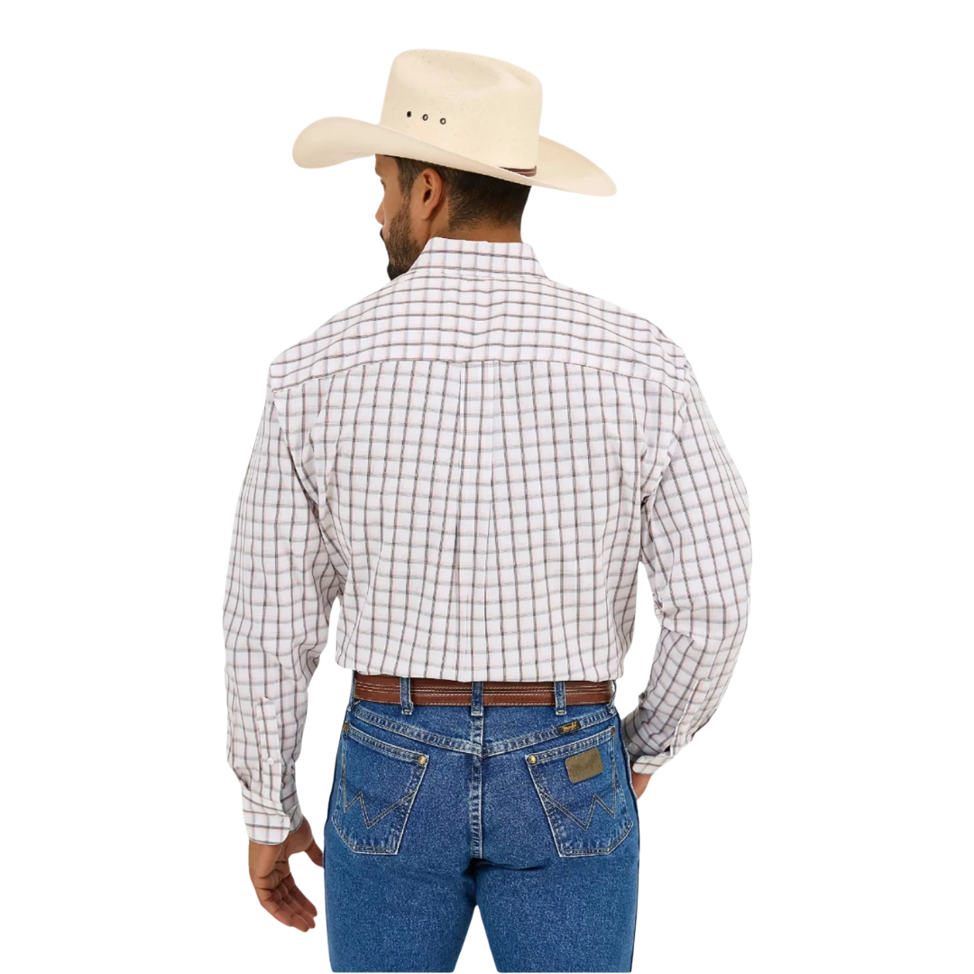 Wrangler Men's George Sunrise Plaid Shirt