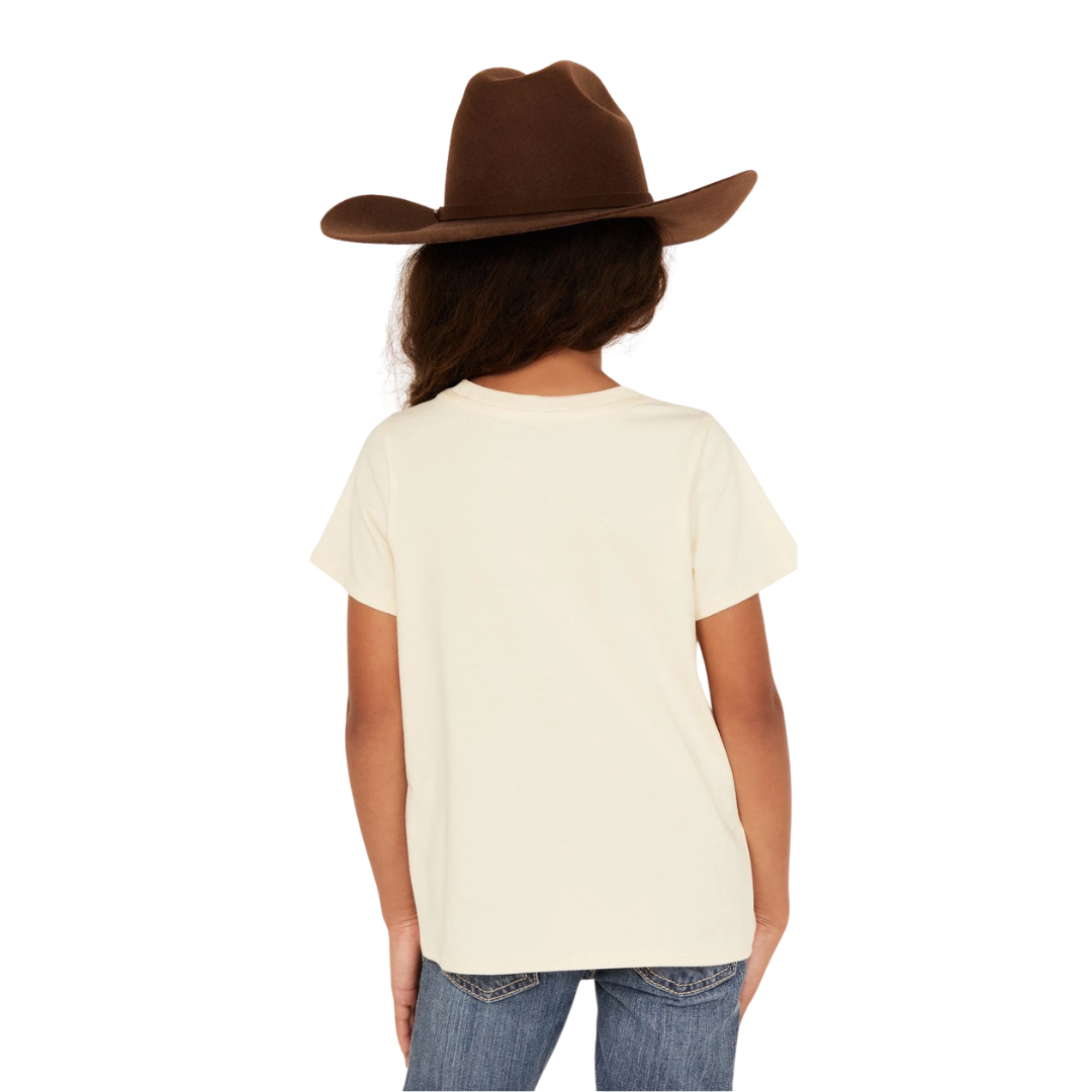 Wrangler Youth Girl's Western Graphic White Tee