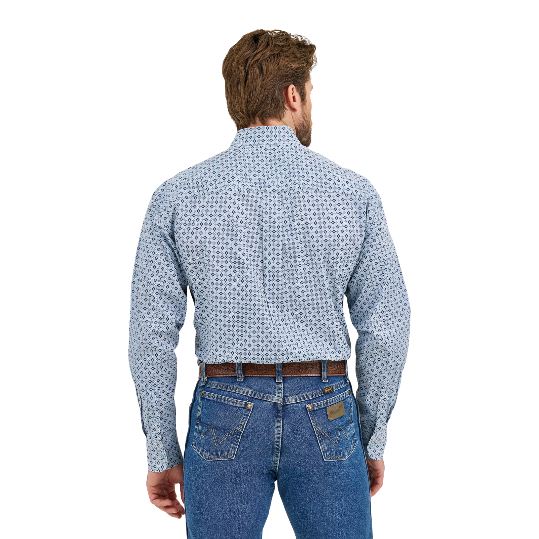 Wrangler Men's George Warm Blue Shirt